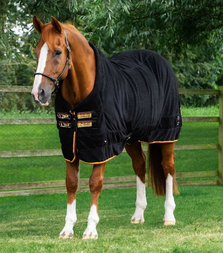 Ron Fields Black Buster Fleece Cooler Rug – Continental Edition.